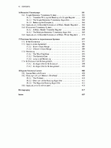 table of contents page six